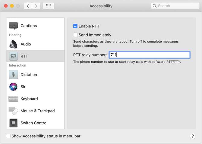 Как использовать текстовые звонки в реальном времени (RTT) на Mac и iPhone