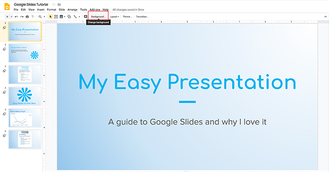 Как создать и использовать пользовательские градиенты в Google Slides