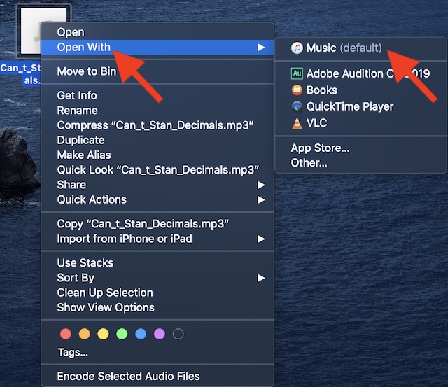 Как импортировать песни в приложение Music на Mac в macOS Каталина Бибом