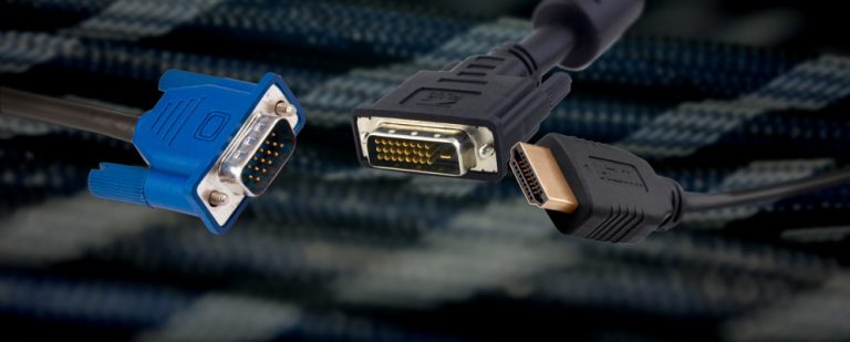 Различия между портами VGA, DVI и HDMI