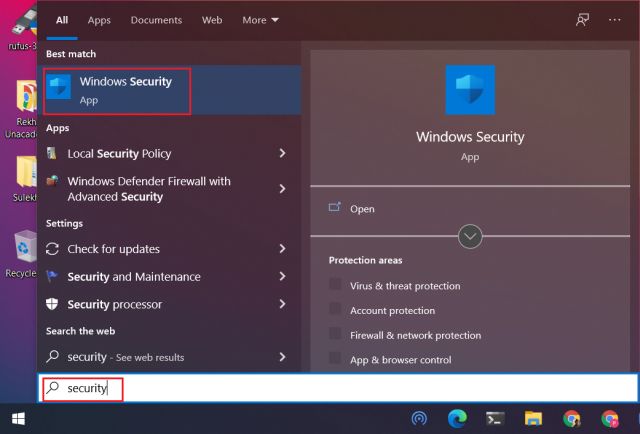 Как исключить файлы и папки из Защитника Windows
