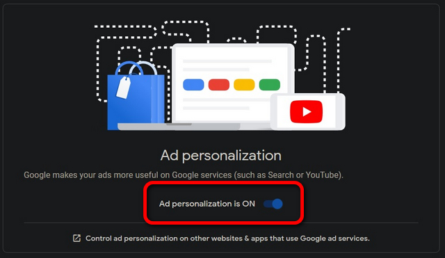 Как остановить персонализированную рекламу в Google и YouTube