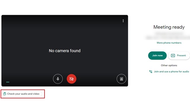Как проверить качество видео перед присоединением к Google Meet Call