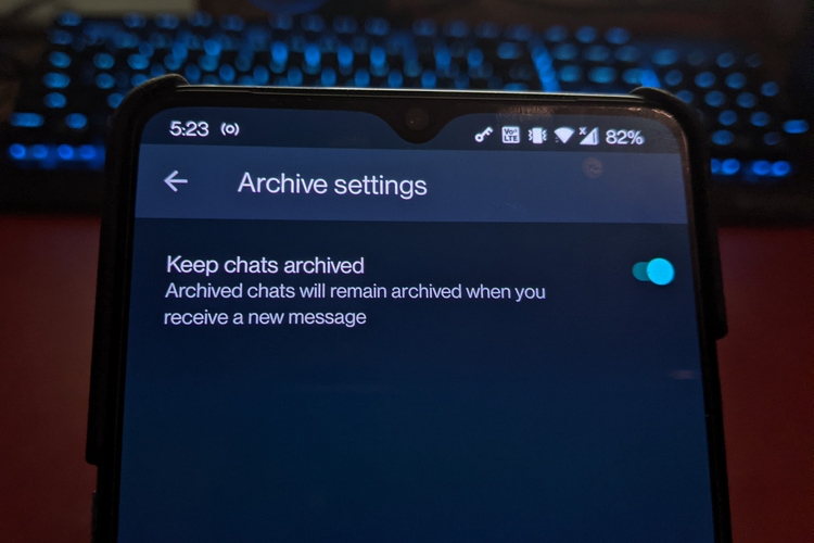 WhatsApp теперь позволяет навсегда отключить архивные чаты;  Вот как это работает