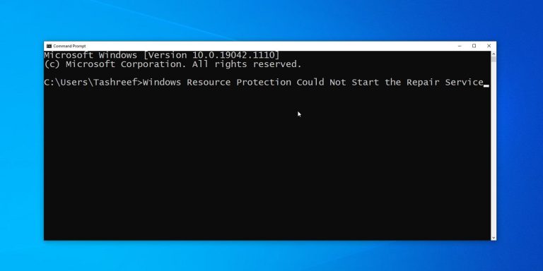 4 способа исправить ошибку защиты ресурсов Windows не удалось запустить службу восстановления