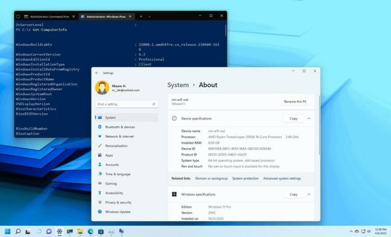 Как проверить полные спецификации оборудования в Windows 11