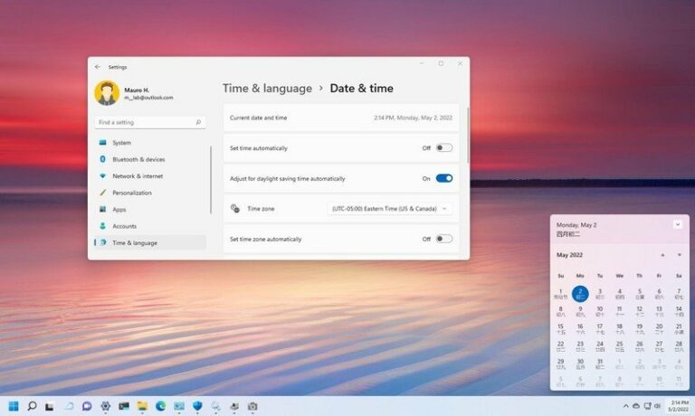 Как управлять настройками даты и времени в Windows 11