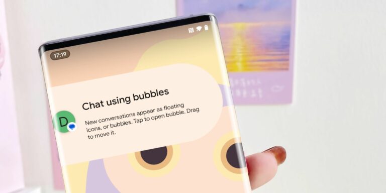 Как использовать пузыри чата на Android