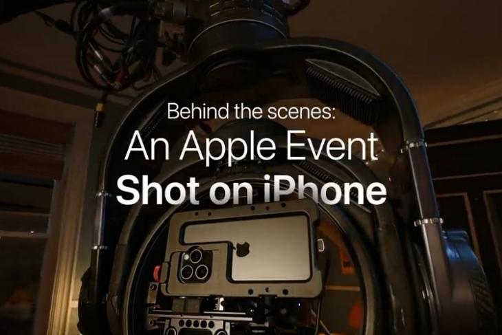 Мероприятие Apple для Mac было снято на iPhone;  Посмотрите закулисные кадры