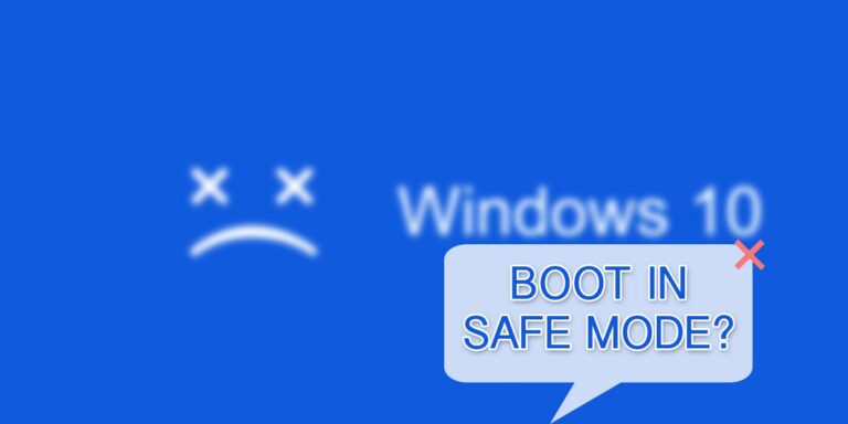 Как загрузиться в безопасном режиме в Windows 10